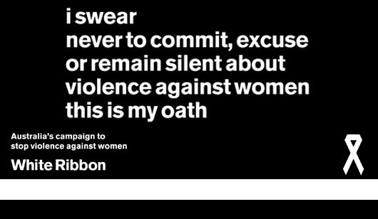 Violence Against Women - White Ribbon